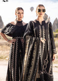 FULLY EMBROIDERED 3PC KHADDAR DRESS WITH PRINTED KHADDAR SHAWL-ZSJ5043