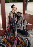 EMBROIDERED 3PC DHANAK DRESS WITH PRINTED DHANAK SHAWL-ZSJ5089