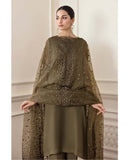 BAROQUE SOFT CHIFFON EMBROIDERY DRESS 3 PIECE 2346