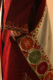 WOOL MAREENA 3PC EMBROIDERED DRESS EMBROIDERED SHAWL-ZSJ5049