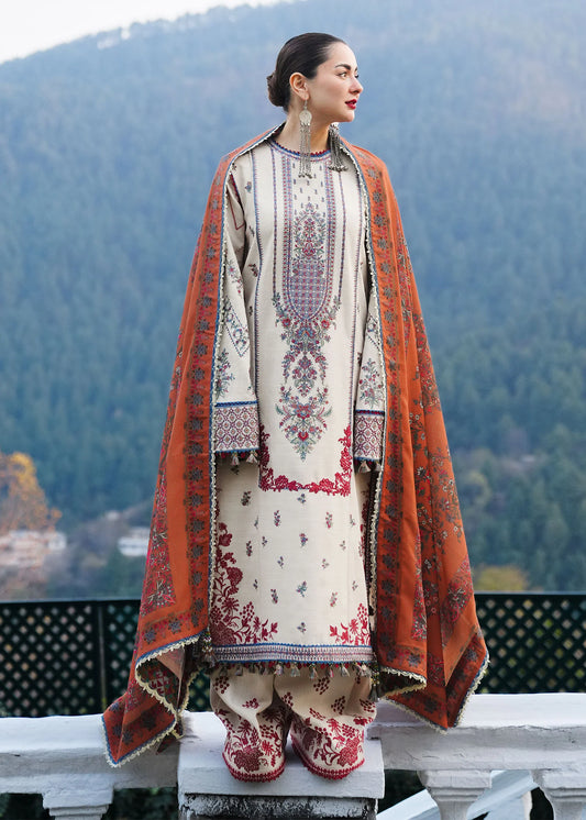 Share Embroidered Luxury Lawn Unstitched 3Pc | 1082