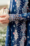 QALAMKAR - 3PC LAWN EMBROIDERED SHIRT WITH JACQUARD WEAVED EMBROIDERED DUPATTA AND COTTON TROUSER \ 1080