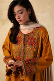 KHADDAR 3PC EMBROIDERED DRESS EMBROIDERED SHAWL-ZSJ5063
