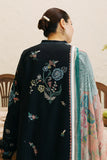 Embroidered Luxury Lawn Unstitched 3Pc | 1017