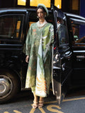 FULLY EMBROIDERED 3PC DHANAK DRESS WITH PRINTED DHANAK SHAWL-ZSJ5046