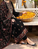 WOOL MARINA 3PC EMBROIDERED DRESS EMBROIDERED SHAWL-ZJS5007