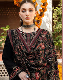 WOOL MARINA 3PC EMBROIDERED DRESS EMBROIDERED SHAWL-ZJS5007