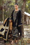 FULLY EMBROIDERED 3PC KHADDAR DRESS WITH PRINTED KHADDAR SHAWL-ZSJ5042