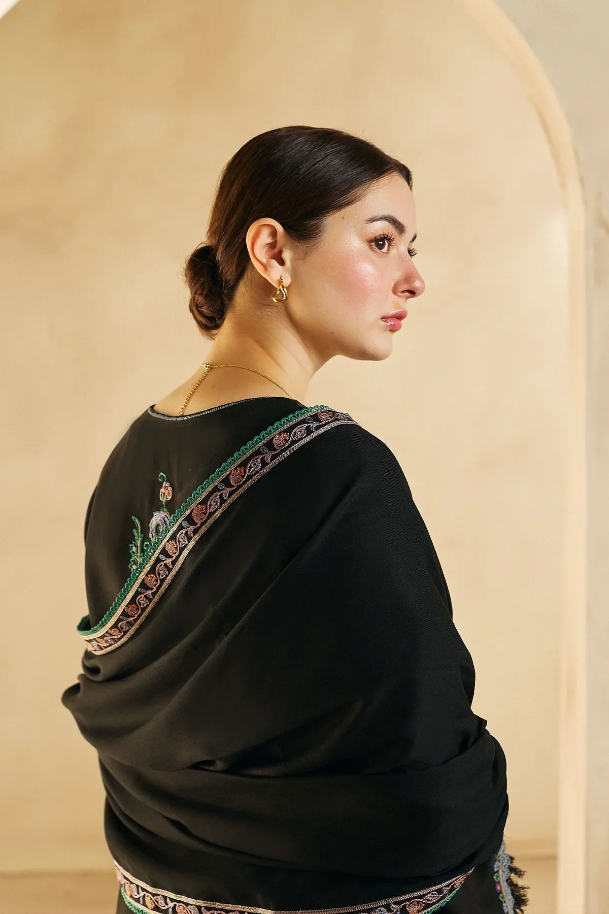 WOOL MAREENA 3PC EMBROIDERED DRESS D-338