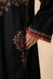 FULLY EMBROIDERED 3PC DHANAK DRESS WITH PRINTED DHANAK SHAWL-ZSJ5040