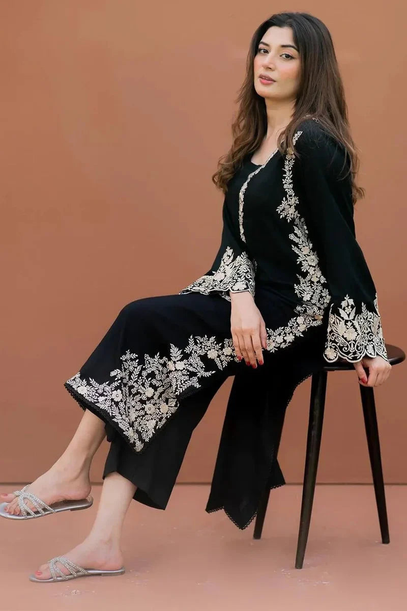Embroidered Luxury Lawn Unstitched 2Pc | 1069