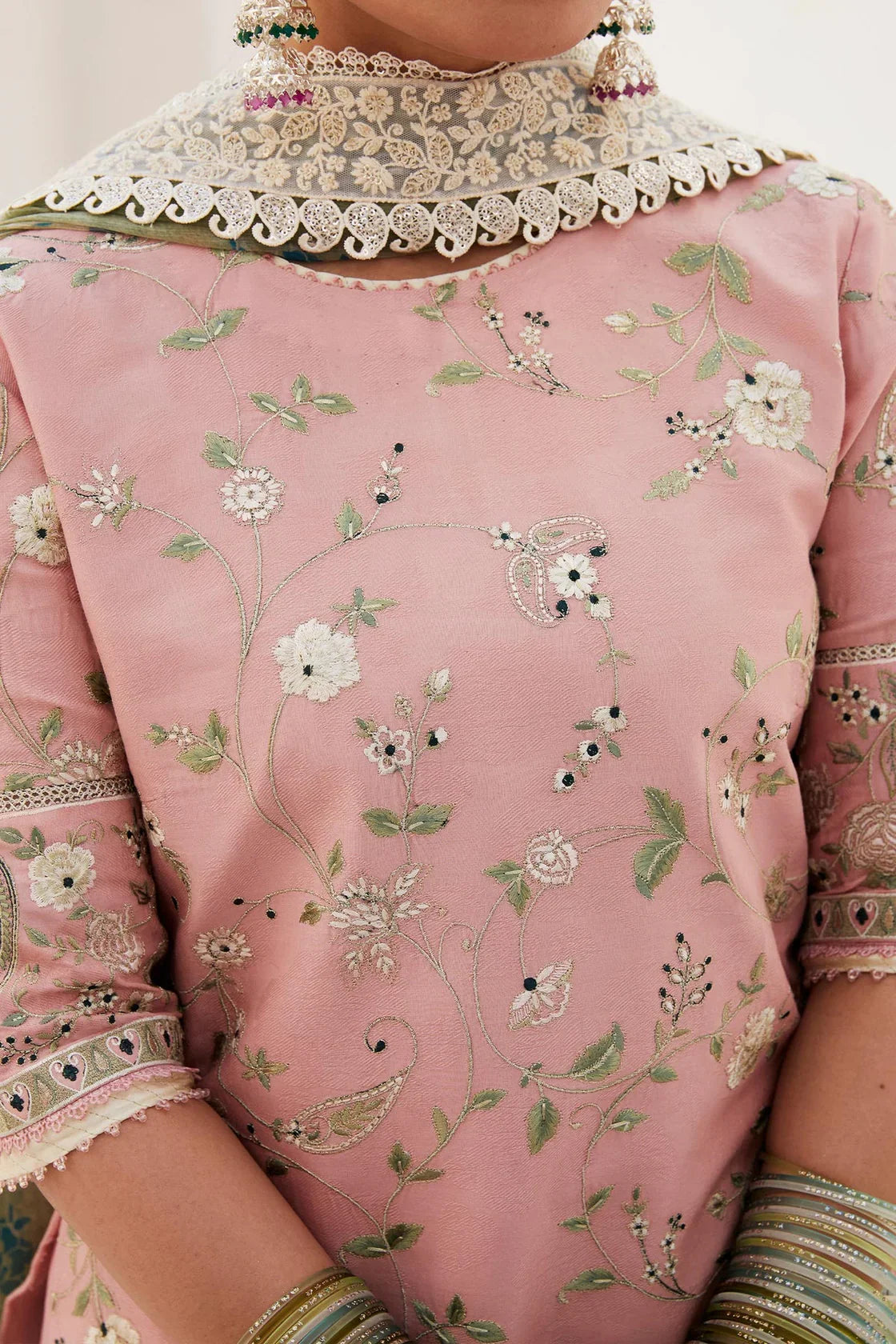 Embroidered Luxury Lawn Unstitched 3Pc | 1064