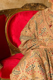 WOOL MARINA 3PC EMBROIDERED DRESS EMBROIDERED SHAWL-ZSJ5020